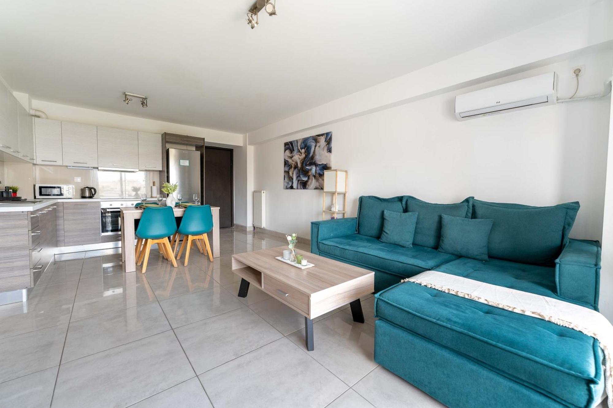 Modern Spacious Apartment Located In Piraeus Exterior photo